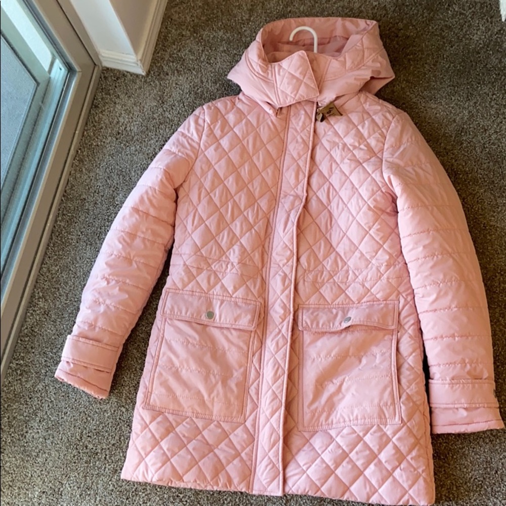 Pink rachel parcell coat
